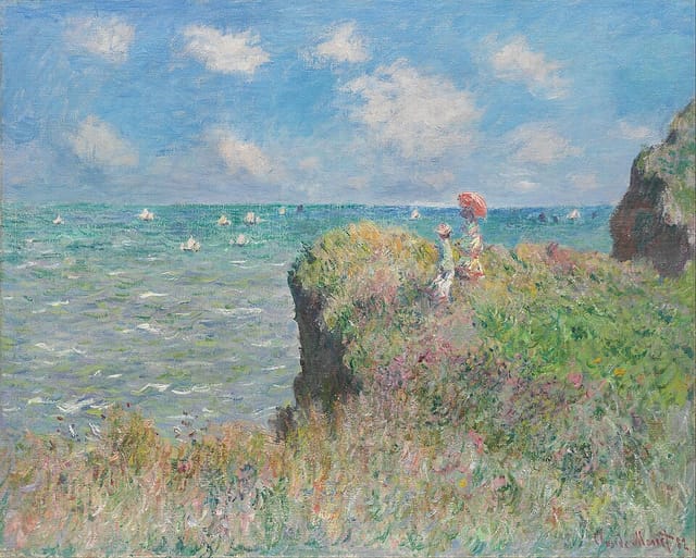 Cliff Walk at Pourville, Claude Monet, 1882