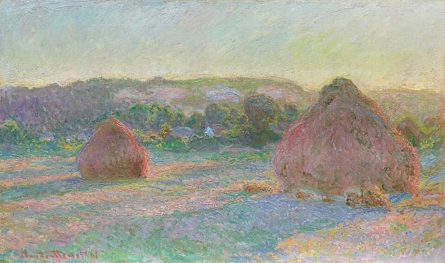 Stacks of Wheat (End of Summer), Claude Monet, 1890–91