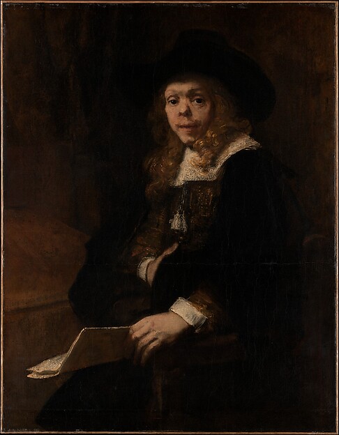 Portrait of Gerard de Lairesse, Rembrandt van Rijn, 1665–67