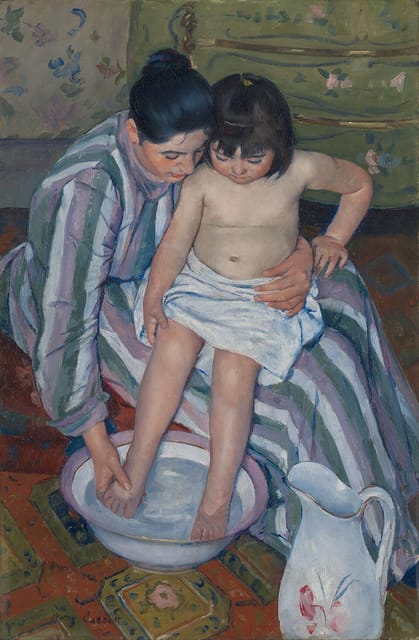 The Child's Bath, Mary Cassatt, 1893