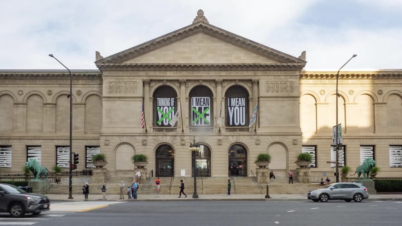 The building of Art Institute of Chicago